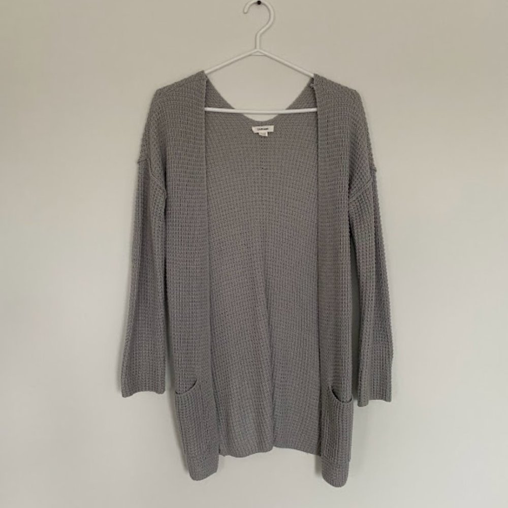 Garage Grey Knit Cardigan
